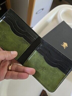 Pirate Goods Captain Bifold Leather Handmade Slim Wallet